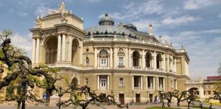Famous Odessa Opera House - the oldest theater in the city (first was opened in 1810).